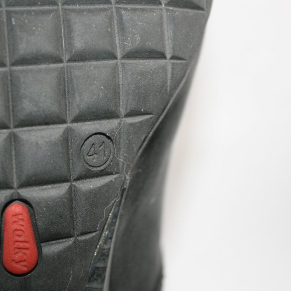 Wolky Black Mary Janes Heels Sz 41 - Picture 10 of 10